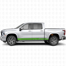 Angular Lightning Door & Rocker Panel Vinyl Stripes for Chevrolet Silverado 1500 Next Generation 2027_6