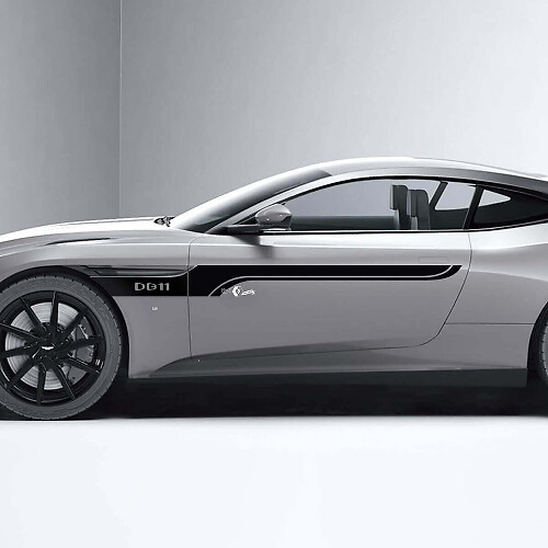 Side Doors Stripe Vinyl Decals Stickers For Aston Martin DB11