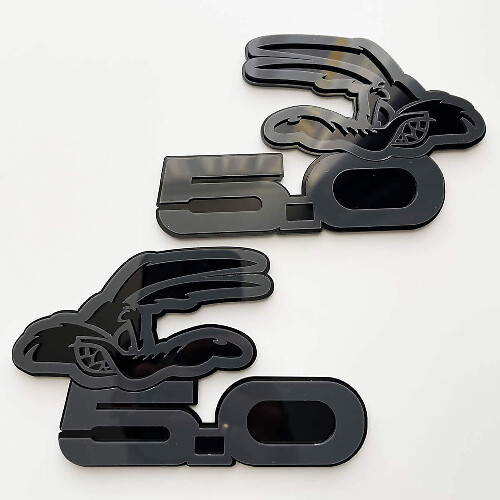 COYOTE 5.0 Wing Badges Emblem 3D Badge 2