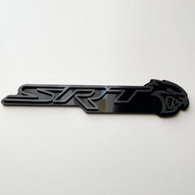 SRT 3D Badge Black vs Grey Fender Badges Emblem
 4