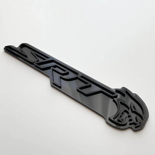 SRT Style Trackhawk 3D Fender Badge Emblem