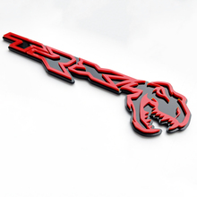 TRX 3D Badge Black vs Red Fender Badge Emblem
 3