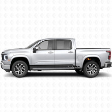 Layered Lightning Door & Rocker Panel Vinyl Stripes for Chevrolet Silverado 1500 Next Generation 2027_2