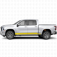 Layered Lightning Door & Rocker Panel Vinyl Stripes for Chevrolet Silverado 1500 Next Generation 2027_3