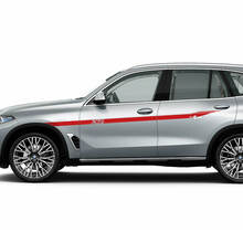 Accent X5 Logo Side Stripe Sticker Decal Kit for BMW X5 G05 – Custom Vinyl Graphics
 3