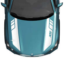 BMW X5 G05 Bonnet Accent Custom Stripes Decal Stickers 2