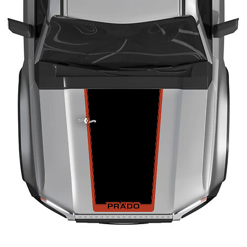 2024 Toyota Land Cruiser Prado Hood Decals Vinyl Graphic Decals 2 Colors
