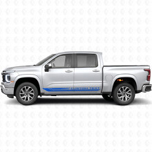 Custom Text Frame Door & Rocker Panel Vinyl Stripes for Chevrolet Silverado 1500 Next Generation 2027_5