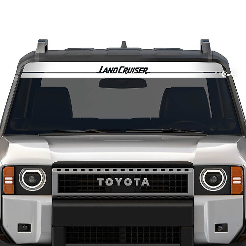 Brand Lettering Windshield Vinyl Decal Sticker for Toyota Land Cruiser 2024