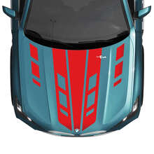 BMW X5 G05 Bonnet Accent Custom Stripes Decal Stickers 2 2