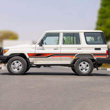 Retro Side Stripes Sticker Graphics Decal Kit 2 for Toyota Land Cruiser GRJ76 2