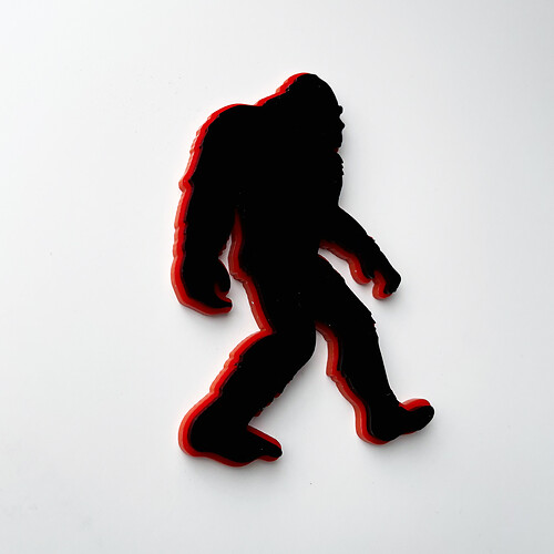 Yeti Sasquatch Bigfoot 3D Badge Fender Badges Emblem
