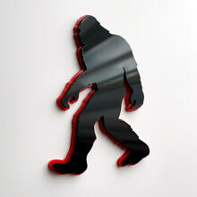 Bigfoot Sasquatch 3D Fender Badge Emblem _2