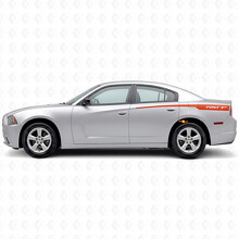 Custom Stripes Claw Style Side Vinyl Decal Sticker for Dodge Charger 2011-2014_4