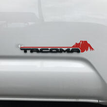 Toyota Tacoma Mountains Forest Trees Canyon Decal Sticker Over Badge
 2
