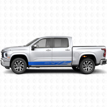 Diagonal Slot Door & Rocker Panel Vinyl Stripes for Chevrolet Silverado 1500 Next Generation 2027_5