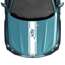 BMW X5 G05 Hood Custom Stripe Sticker Decal - Vinyl Graphics for a Sleek, Sporty Look
 2