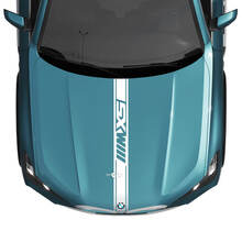 BMW X5 G05 Hood M Custom Stripe Sticker Decal - Vinyl M Performance
 2