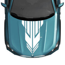 BMW X5 G05 Hood Custom Accent Stripe Decal Strobe - Vinyl Graphics Stickers
 2