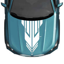 BMW X5 G05 Hood Custom Accent Stripe Decal Strobe - Vinyl Graphics Stickers
 2