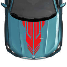 BMW X5 G05 Hood Custom Accent Stripe Decal Strobe - Vinyl Graphics Stickers
 3