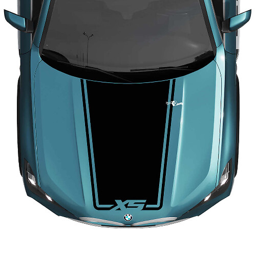 BMW X5 G05 Hood Custom Accent Stripe Decal Strobe - Vinyl Graphics Stickers
