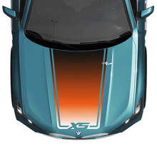 BMW X5 G05 Hood Wrap Accent Central Decal - Vinyl Graphics Stickers
 2