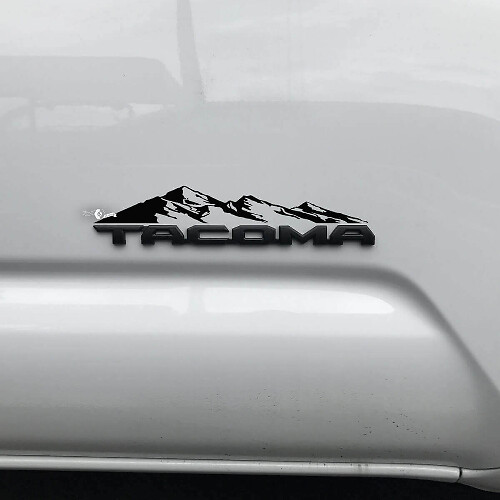Mountains Over Badge Decal Sticker For Toyota Tacoma