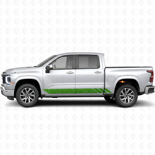 Topographic Contour Door & Rocker Panel Vinyl Stripes for Chevrolet Silverado 1500 Next Generation 2027_6