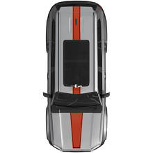 Toyota Land Cruiser Prado Hood and Roof Stripes Rally Decals Sticker - Vinyl Graphic Kit 2
 2