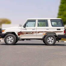 Retro Side Classic Stripes Sticker Decal Kit for Toyota Land Cruiser GRJ76 - Custom Vinyl Graphics
 2