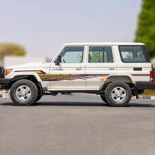 Retro Side Classic Stripes Sticker Decal Kit for Toyota Land Cruiser GRJ76 - Custom Vinyl Graphics 2
 2