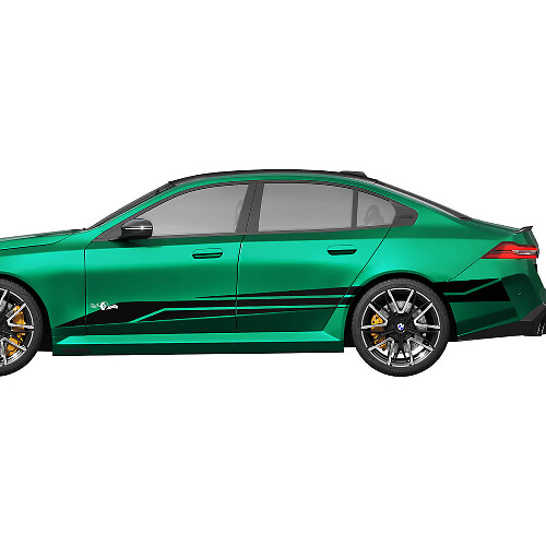 Side Accent Decal Kit for BMW 5 Series G60 M5 G90 - SupDec Graphix Vinyl Stickers
