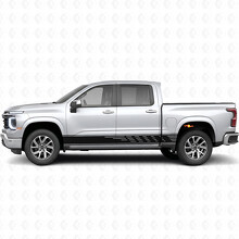 Staggered Slot Door & Rocker Panel Vinyl Stripes for Chevrolet Silverado 1500 Next Generation 2027_2