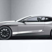 Perforated Side Doors Vinyl Stripes Decals Stickers For Aston Martin DB11 2