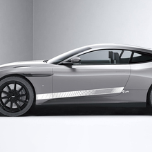 Side Aston Martin DB11 Honeycomb Side Doors Vinyl Decals Stickers 2
 2