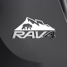 Mountains Beer Decal Sticker Over Rear Toyota Rav4 Badge
 3