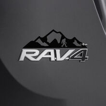 Bigfoot Mountain Rear Badge Vinyl Decal for Toyota RAV4_3