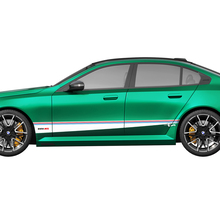 Side M colors Stripes Racing Decal Kit for BMW 5 Series G60 M5 G90 - SupDec Graphix Vinyl Stickers
 2