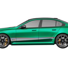 Side M colors Stripes Racing Decal Kit for BMW 5 Series G60 M5 G90 - SupDec Graphix Vinyl Stickers
 3