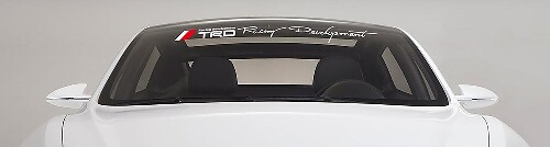 TRD Style Racing Development Windshield Banner Vinyl Decal for Toyota