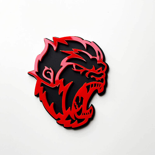 Angry Yeti Sasquatch Bigfoot 3D Wing Badges Emblem