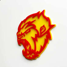 Angry Yeti Sasquatch Bigfoot 3D Wing Badges Emblem 2 2