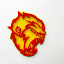 Angry Yeti Sasquatch Bigfoot 3D Wing Badges Emblem 2 4