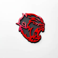 Angry Yeti Sasquatch Bigfoot 3D Fender Badges Emblem Grey vs Red
 4