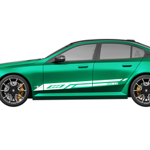 Side Modern Stripes Racing Decal Kit for BMW 5 Series G60 M5 G90 - SupDec Graphix Vinyl Stickers
 2