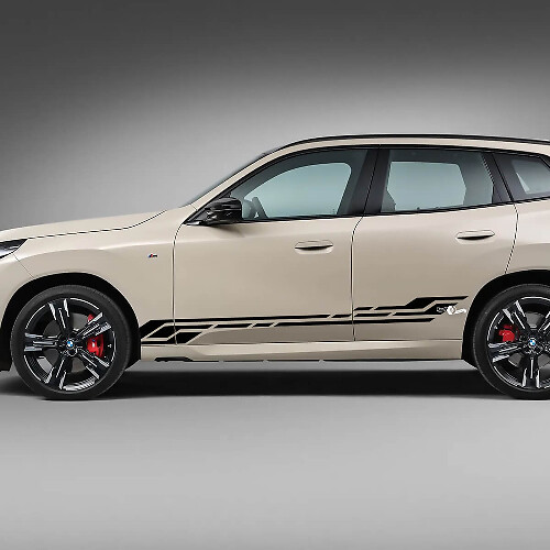 BMW X3 2024 Side Door Stripes Decal Kit - Custom Vinyl Graphics for G01 & F25
