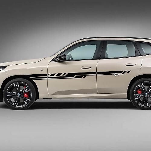 BMW X3 2024 Side Door Stripes Decal Kit - Custom Vinyl Graphics for G01 & F25 2
