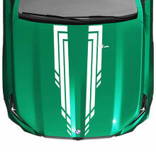 L Stripes Racing Checkered Hood Decal for BMW 5 Series G60 M5 G90
 2