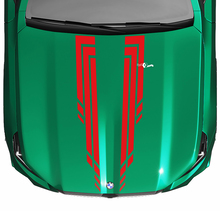 L Stripes Racing Checkered Hood Decal for BMW 5 Series G60 M5 G90
 3